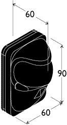 fotocellula infrarosso orientabile S2420